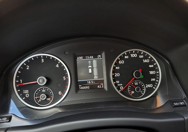Volkswagen Tiguan cena 59800 przebieg: 140000, rok produkcji 2013 z Drezdenko małe 704